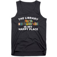 Cool Library Art For Wo Bookworm Librarian Book Lover Tank Top