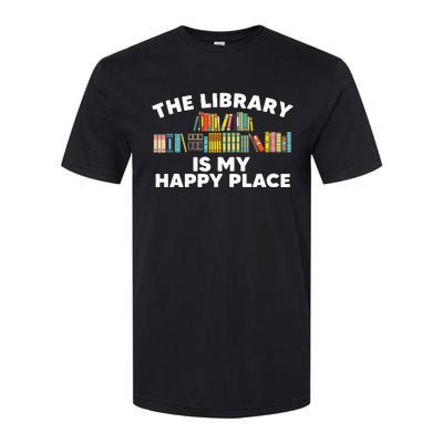 Cool Library Art For Wo Bookworm Librarian Book Lover Softstyle CVC T-Shirt