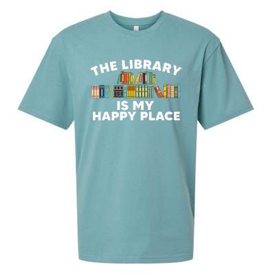 Cool Library Art For Wo Bookworm Librarian Book Lover Sueded Cloud Jersey T-Shirt