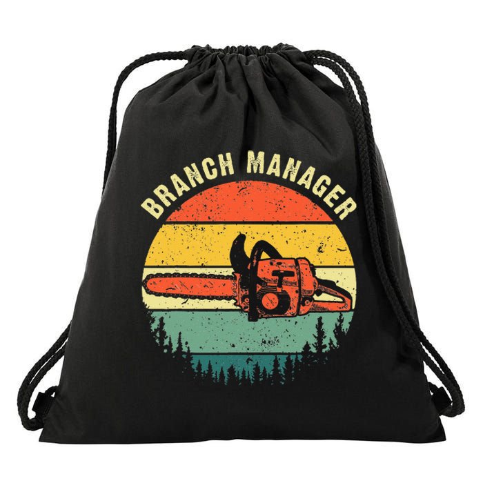 Cool Lumberjack Art Women Arborist Logger Branch Manager Drawstring Bag