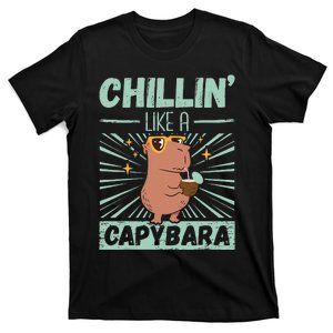 Chillin Like A Capybara Rodent Animals Capybaras Capybara  T-Shirt