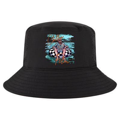 Chillin Like A Felon Trump For President 2024 Retro Summer Cool Comfort Performance Bucket Hat
