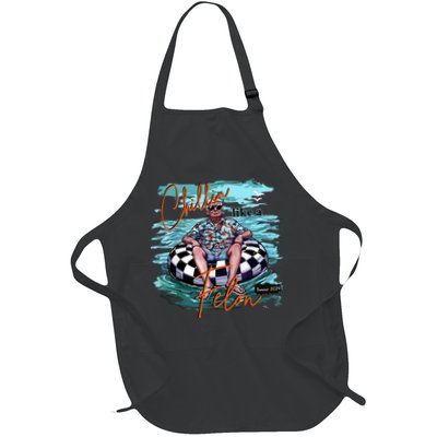 Chillin Like A Felon Trump For President 2024 Retro Summer Apron