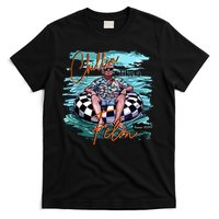 Chillin Like A Felon Trump For President 2024 Retro Summer T-Shirt