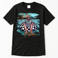 Chillin Like A Felon Trump For President 2024 Retro Summer Tall T-Shirt