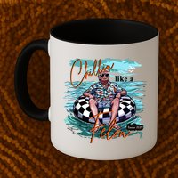 Chillin Like A Felon Trump For President 2024 Retro Summer Mug