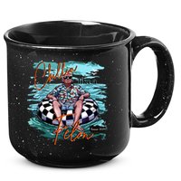 Chillin Like A Felon Trump For President 2024 Retro Summer 15oz Campfire Ceramic Mug