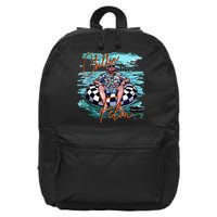 Chillin Like A Felon Trump For President 2024 Retro Summer 16 in Basic Backpack