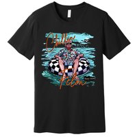 Chillin Like A Felon Trump For President 2024 Retro Summer Premium T-Shirt