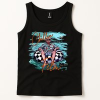 Chillin Like A Felon Trump For President 2024 Retro Summer Tank Top