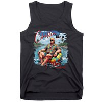 Chillin Like A Felon Trump For President 2024 Retro Summer Tank Top