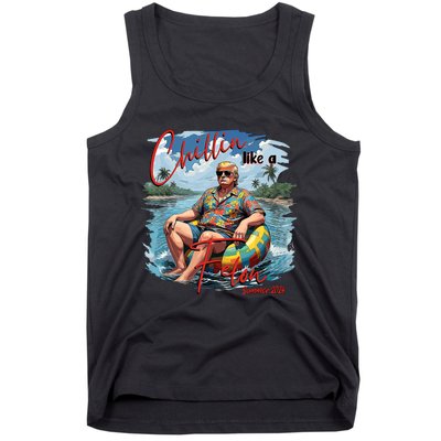 Chillin Like A Felon Trump For President 2024 Retro Summer Tank Top