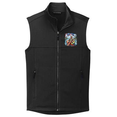 Chillin Like A Felon Trump For President 2024 Retro Summer Collective Smooth Fleece Vest