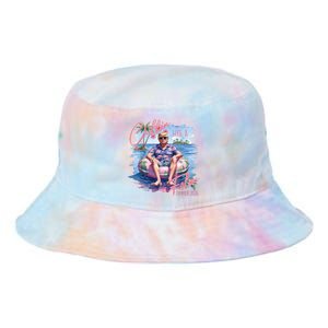 Chillin Like A Felon Summer 2024 Funny Trump 2024 Tie Dye Newport Bucket Hat