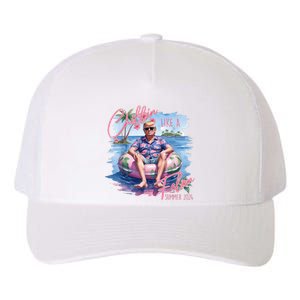 Chillin Like A Felon Summer 2024 Funny Trump 2024 Yupoong Adult 5-Panel Trucker Hat