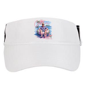 Chillin Like A Felon Summer 2024 Funny Trump 2024 Adult Drive Performance Visor