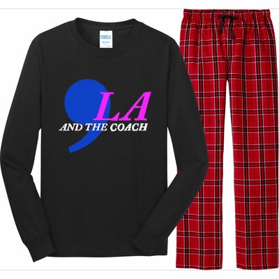 Comma La And The Coach Commala & The Coach Comma La Coach Long Sleeve Pajama Set