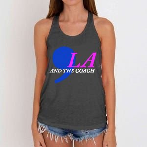 Comma La And The Coach Commala & The Coach Comma La Coach Women's Knotted Racerback Tank