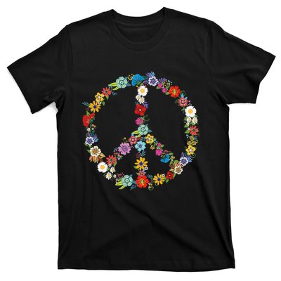 Cute Love and Peace Flower Hippie Lover Beautiful T-Shirt