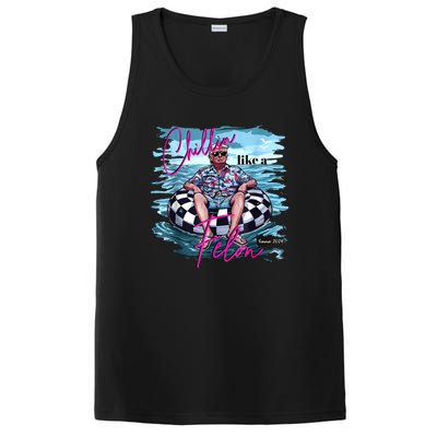 Chillin Like A Felon Summer Funny 2024 PosiCharge Competitor Tank