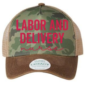 Cute Labor And Delivery Nurse Appreciation Nursing LD Nurse Legacy Tie Dye Trucker Hat