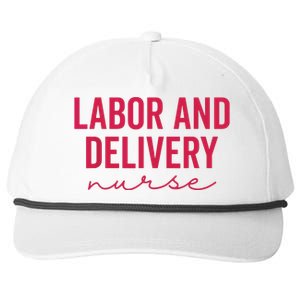 Cute Labor And Delivery Nurse Appreciation Nursing LD Nurse Snapback Five-Panel Rope Hat