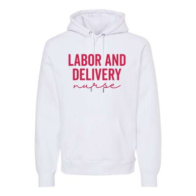 Cute Labor And Delivery Nurse Appreciation Nursing LD Nurse Premium Hoodie