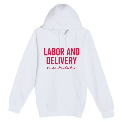 Cute Labor And Delivery Nurse Appreciation Nursing LD Nurse Premium Pullover Hoodie