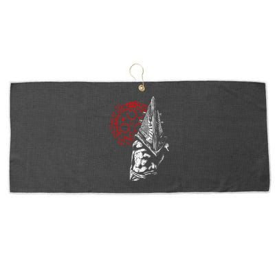 Chain Link And Fog Large Microfiber Waffle Golf Towel