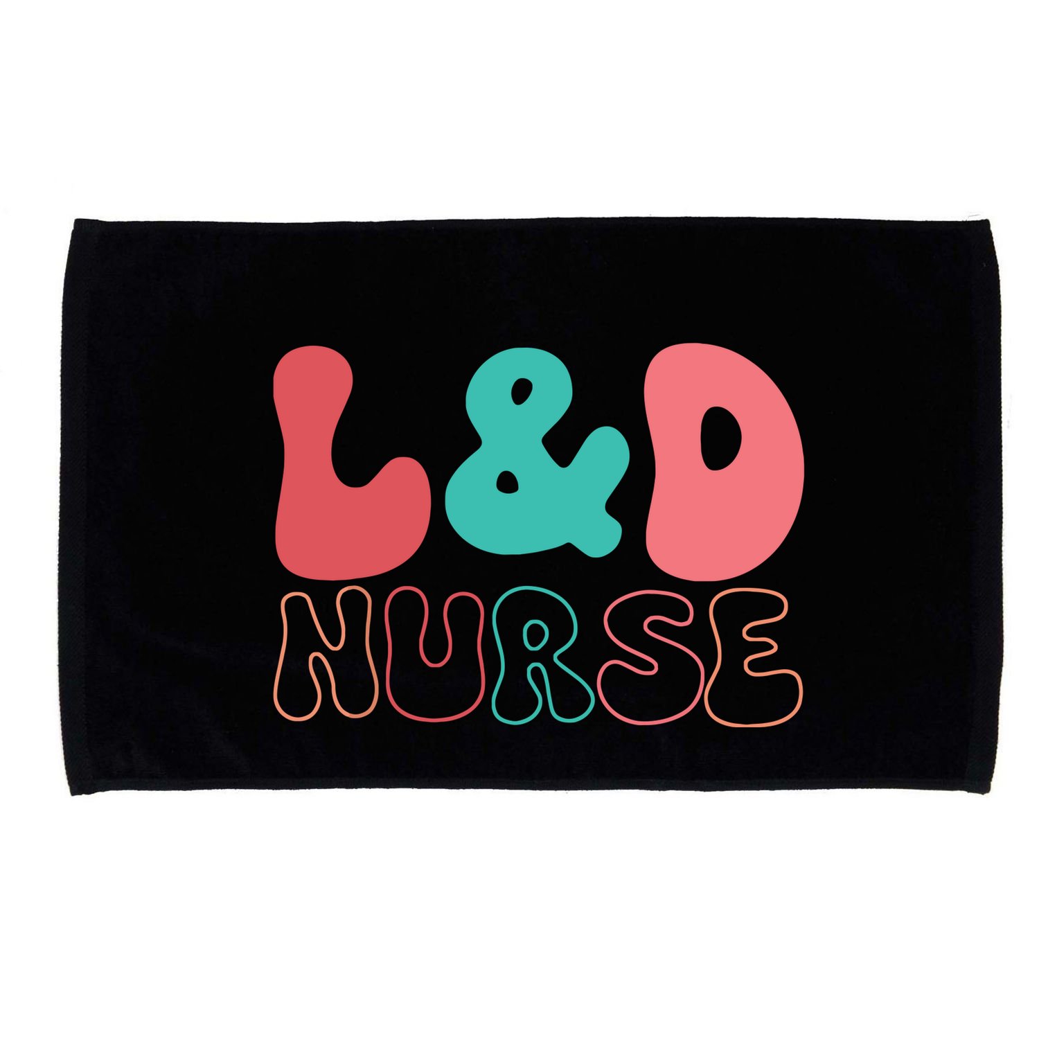Cute Labor And Delivery Nurse LD Nurse Appreciation Gift Microfiber Hand Towel