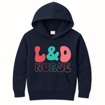 Cute Labor And Delivery Nurse LD Nurse Appreciation Gift Kids Hoodie