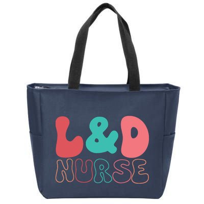 Cute Labor And Delivery Nurse LD Nurse Appreciation Gift Zip Tote Bag