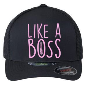 Cute Like A Boss Flexfit Unipanel Trucker Cap