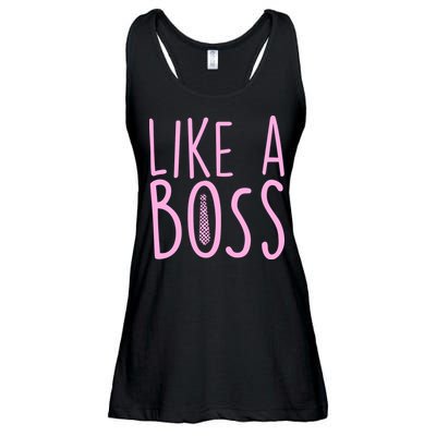 Cute Like A Boss Ladies Essential Flowy Tank