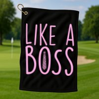 Cute Like A Boss Golf Towel