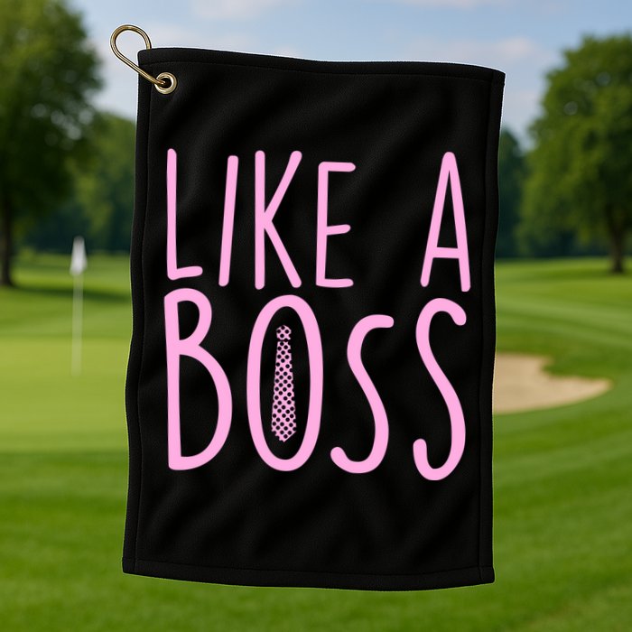 Cute Like A Boss Golf Towel