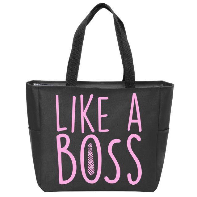 Cute Like A Boss Zip Tote Bag