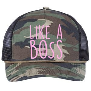 Cute Like A Boss Retro Rope Trucker Hat Cap