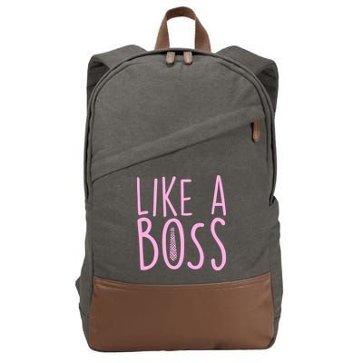 Cute Like A Boss Cotton Canvas Backpack