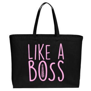 Cute Like A Boss Cotton Canvas Jumbo Tote