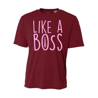 Cute Like A Boss Youth Performance Sprint T-Shirt