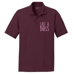 Cute Like A Boss PosiCharge RacerMesh Polo