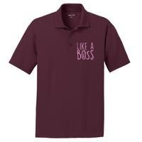 Cute Like A Boss PosiCharge RacerMesh Polo