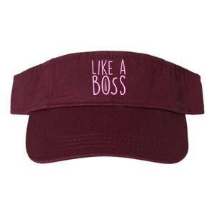 Cute Like A Boss Valucap Bio-Washed Visor