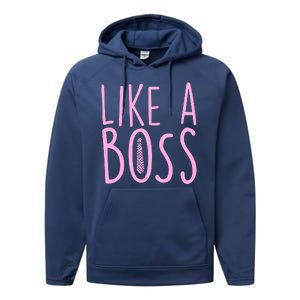 Cute Like A Boss Performance Fleece Hoodie