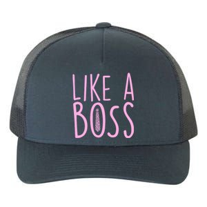 Cute Like A Boss Yupoong Adult 5-Panel Trucker Hat