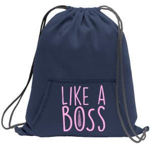 Cute Like A Boss Sweatshirt Cinch Pack Bag