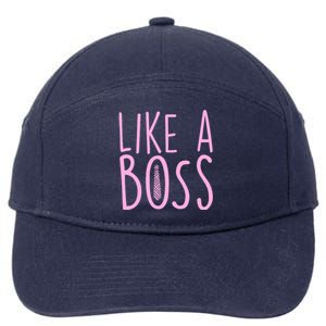 Cute Like A Boss 7-Panel Snapback Hat