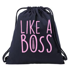 Cute Like A Boss Drawstring Bag