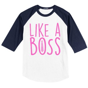 Cute Like A Boss Baseball Sleeve Shirt